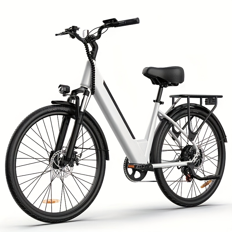 Image of E26 Commuter City E Bike 48v 10.4ah 60km Range 250w Motor Lightweight Frame For Weekend Camping Outdoor Exploration Trail Fun And Leisure A Great Option To Treat Yourself Or Surprise A 1