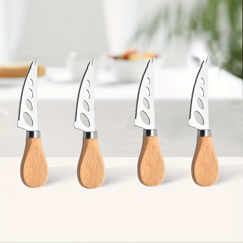 

2/4pcs Steel Sharp Knife Set Wooden , Steel Knife, Cutting Knife, ,