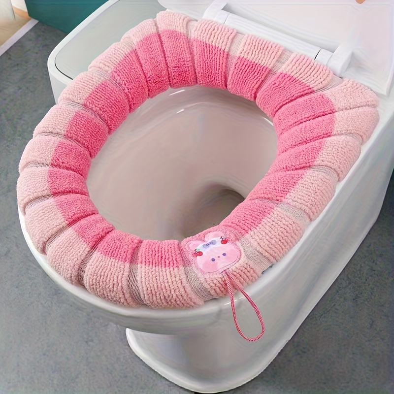 TEMU Increase The Thickness Of The Toilet Seat Cushion For . Washable Toilet Seat Cushion Is Soft And Comfortable