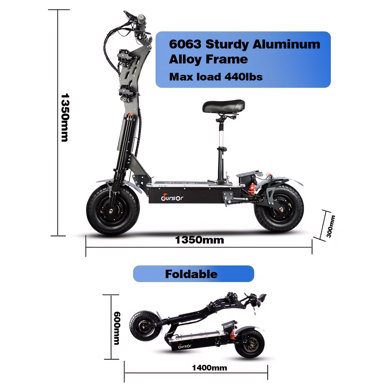 new high power 72v 40ah dual motor adult off road electric scooter with led display hydraulic brakes dual suspension vibrant ambient lighting and 13 inch tyres electric scooter e scooter Product details 3
