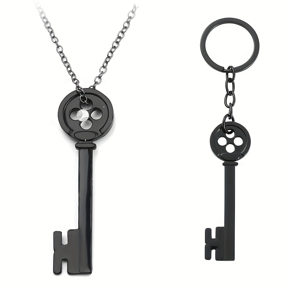 

2pcs Set: - Key Necklace & Keychain - Halloween Accessories