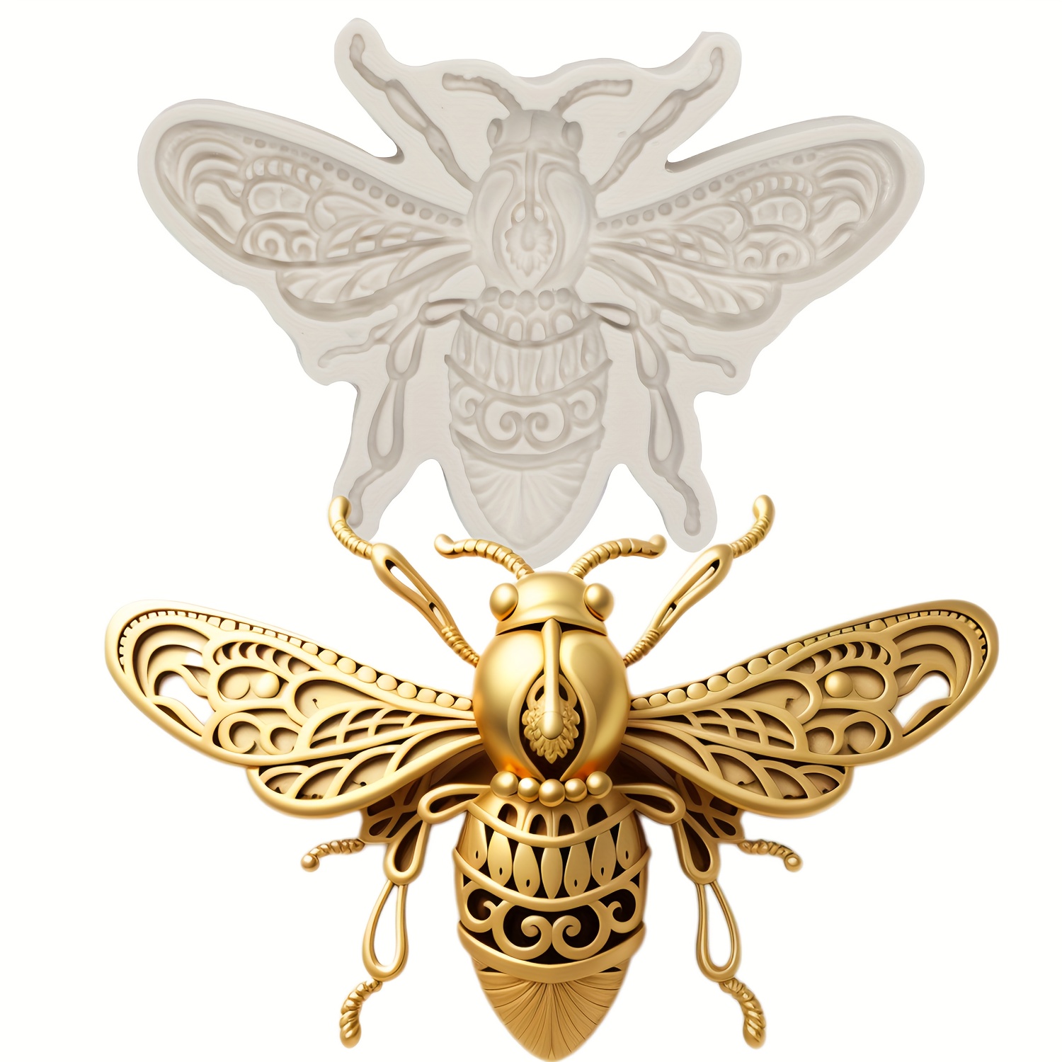 Insect Silicone Mold Diy Cupcake Fondant Cake Decorating Tool Jewelry Making Mold Candy Clay Chocolate Mold
