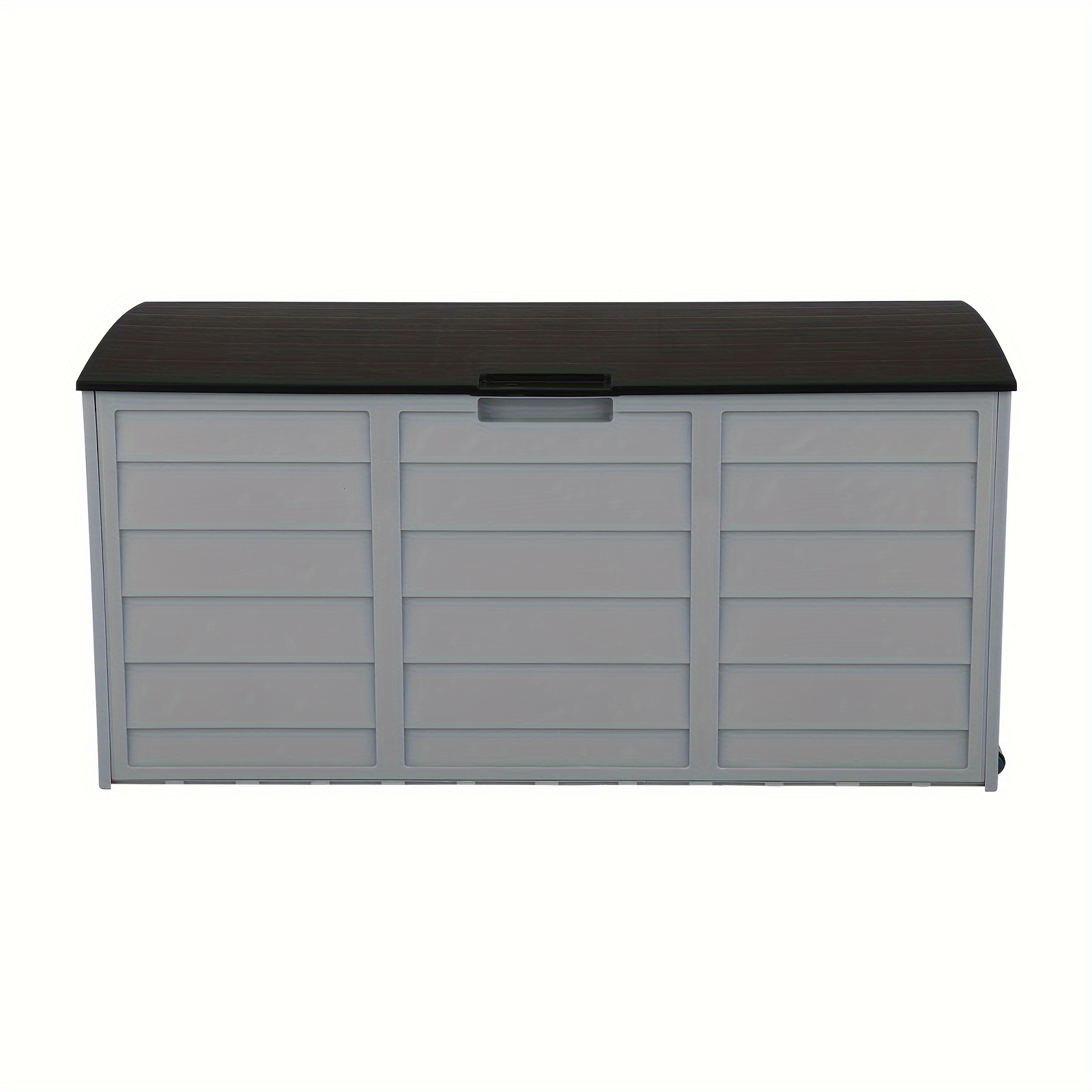 

75gal 280l Outdoor Garden Plastic Storage Deck Box Chest Tools Cushions Toys Lockable Seat