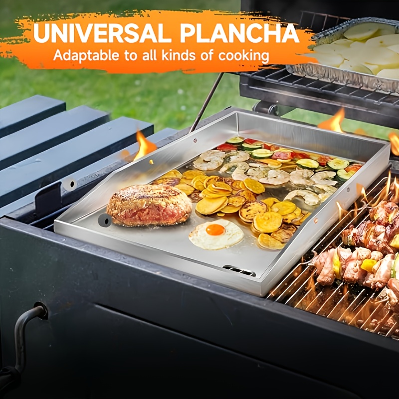grillpfanne edelstahl grillplatte gas/kohlegrill ideal - Temu Austria