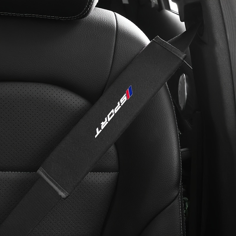 For M Sport Car Seat Belt Shoulder Guard, Soft Fleece Car Seat Belt Cover, Seat Belt Shoulder Protection, Car Seat Belt Cover Suitable For 1 3 5 7 2 4 6 X Series X1 X3 X5 X6 X4