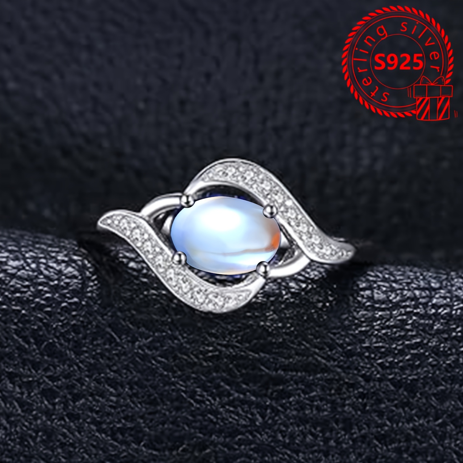 Boho Style 925 Silver CZ Twisted Ring for Daily & Special Occasions