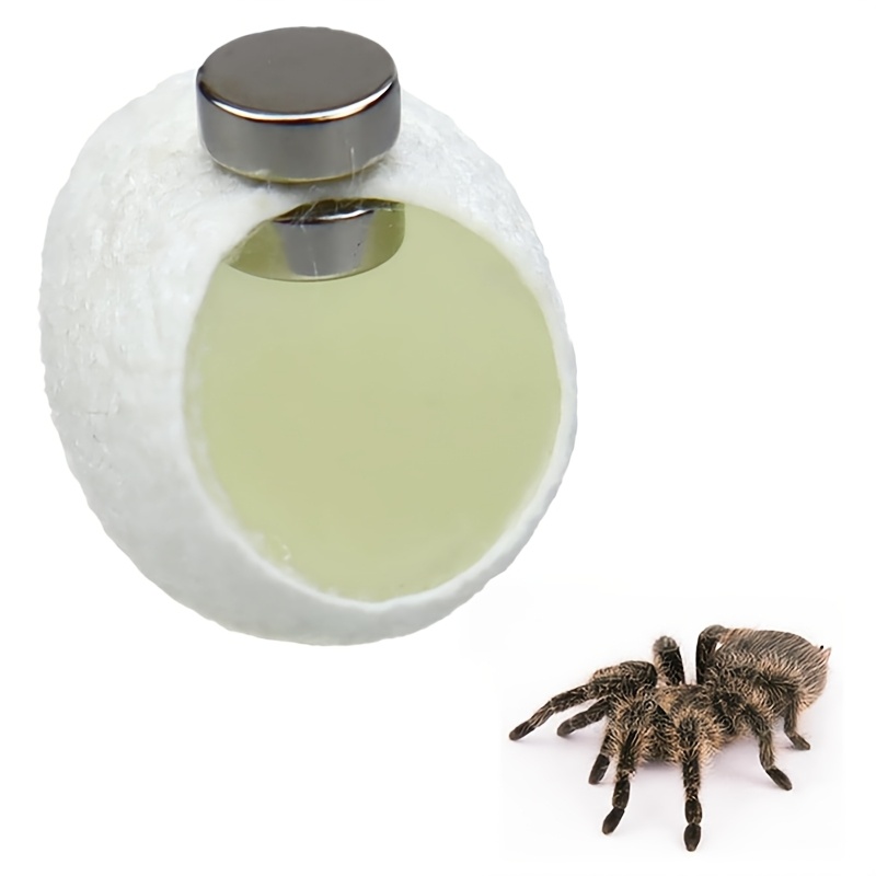 

Himiyer Polyester Fiber Jumping Spider Silk Cocoons With Magnets, Small Spider Accessories For Pet Spiders