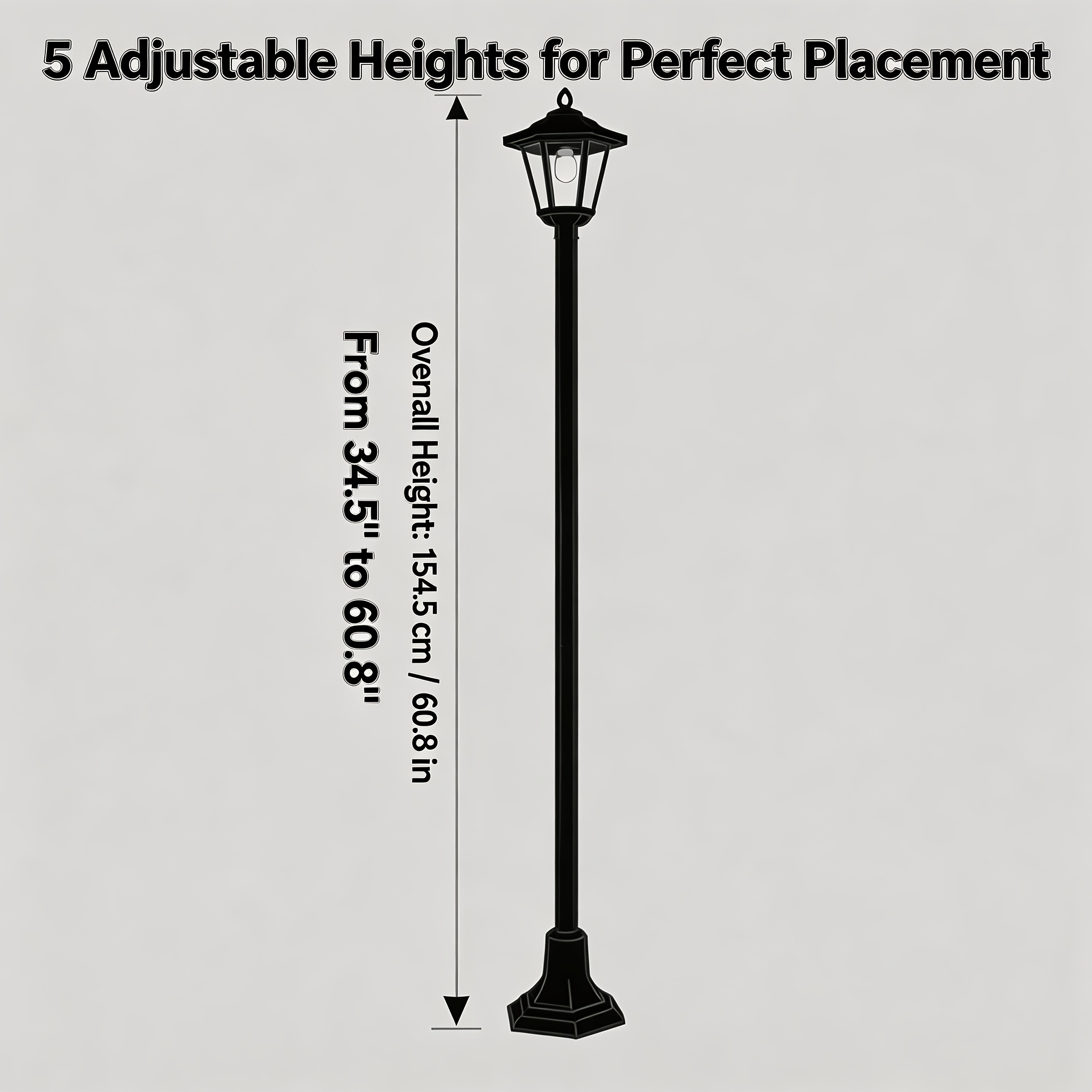 TEMU 2-packs Solar Lamp Post Lights Outdoor Ip44, Dusk To Dawn Vintage Solar Street Light, Auto Led Lamp With Ground Spike For Garden Yard Driveway