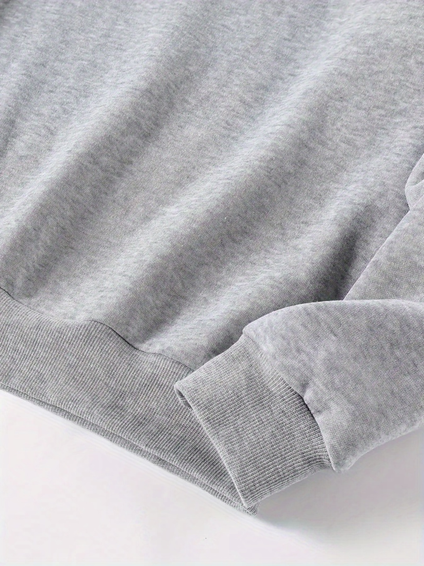 womens funny sweshirt light grey pullover with   black text soft everyday sweatshirt for women machine washable casual sweater for lounge office outfits sweaters for women zip up sweaters for women winter clothing lounge wear round neck creative print durable comfortable material long sleeve top streetwear lovers Product details 2