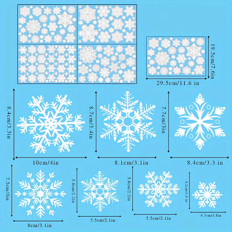 TEMU 137pcs Christmas Window Clings - Pvc Static Decals For Glass - No-electricity Holiday Decor - Reusable Winter Season Decoration Stickers For