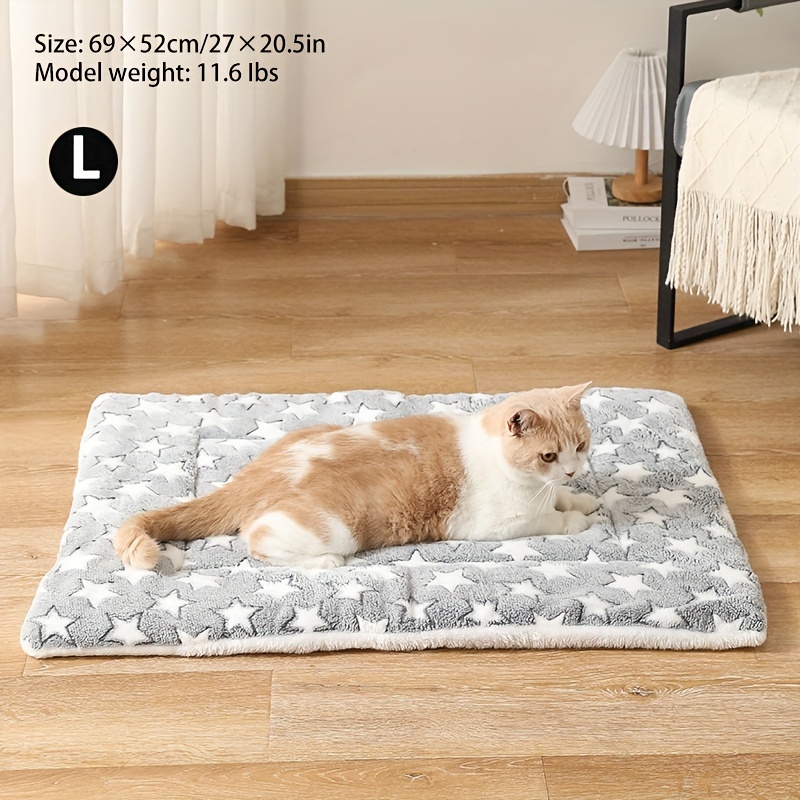 

Bed For - Cozy Polyester Cotton-filled Mat, Soft And Warm Sleeping Pad With Star Pattern, Ideal For Indoor Use