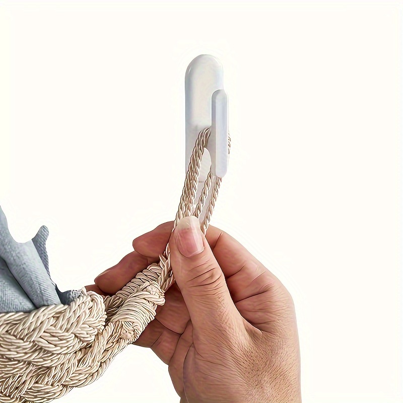 Window Curtain Fixer Self-adhesive Curtain Hook L-shaped Style Curtain Decoration Fixer Home Office Decoration Curtain Decoration