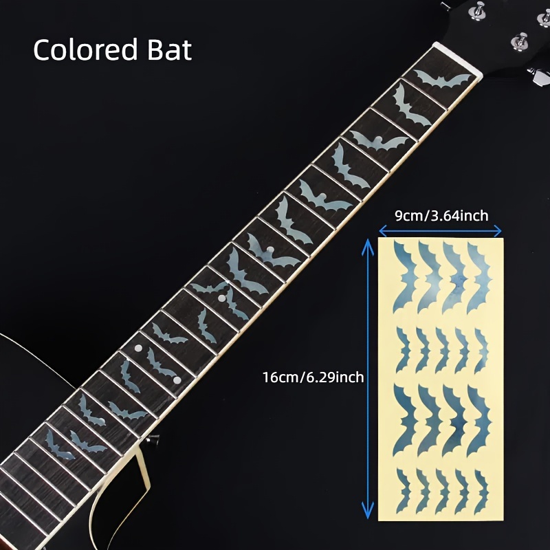 Guitar & Ukulele Fretboard Stickers - Durable ABS, Enhance Your Instrument's Look