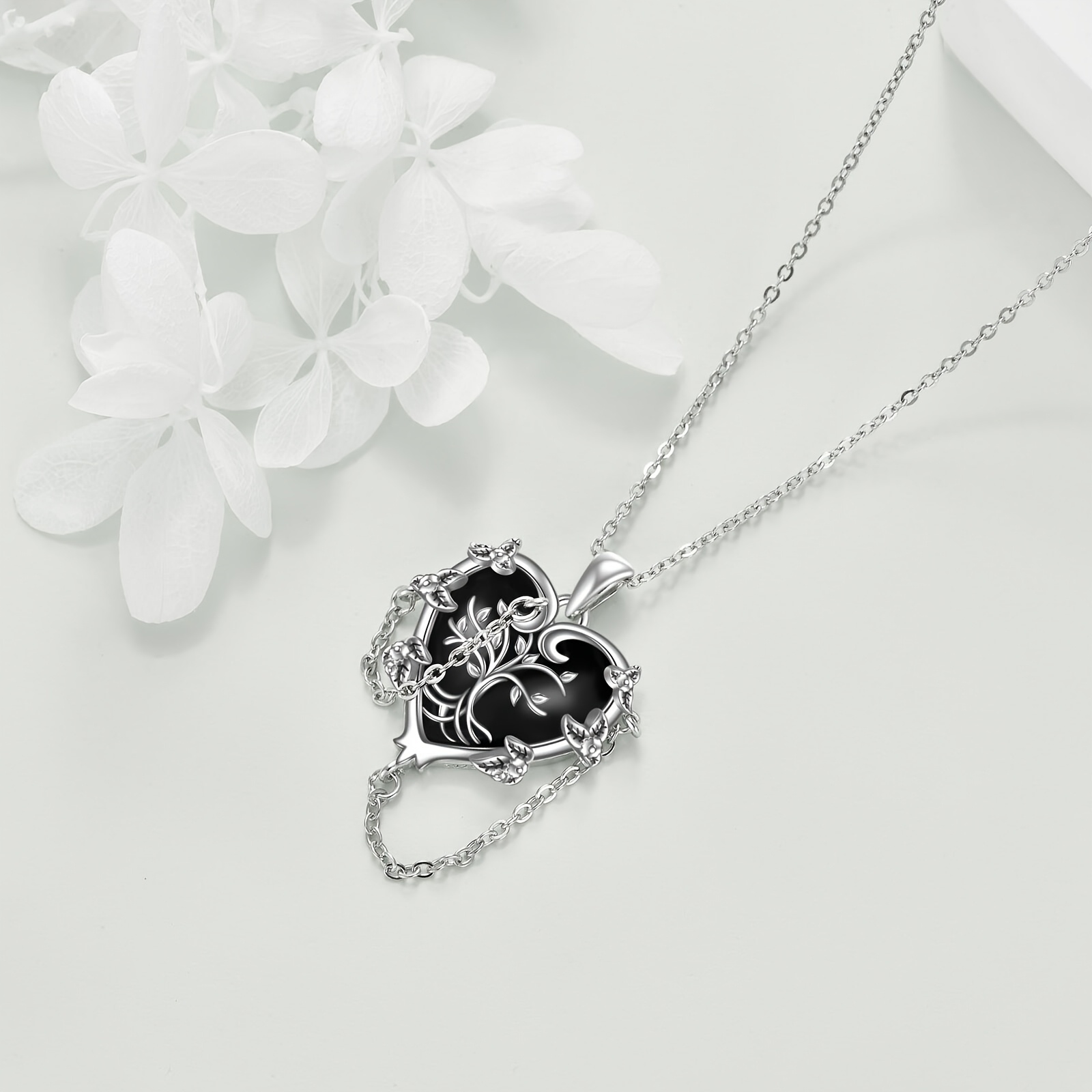 925 Sterling Silver Tree of Life Pendant Necklace
