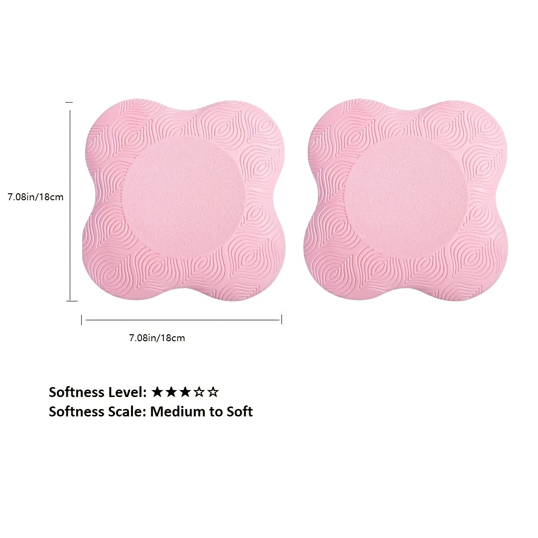 2 Thickened Yoga Kneeling Pads for Knees, Elbows, Wrists, Hands, and Head for Foam Yoga and Pilates Practice