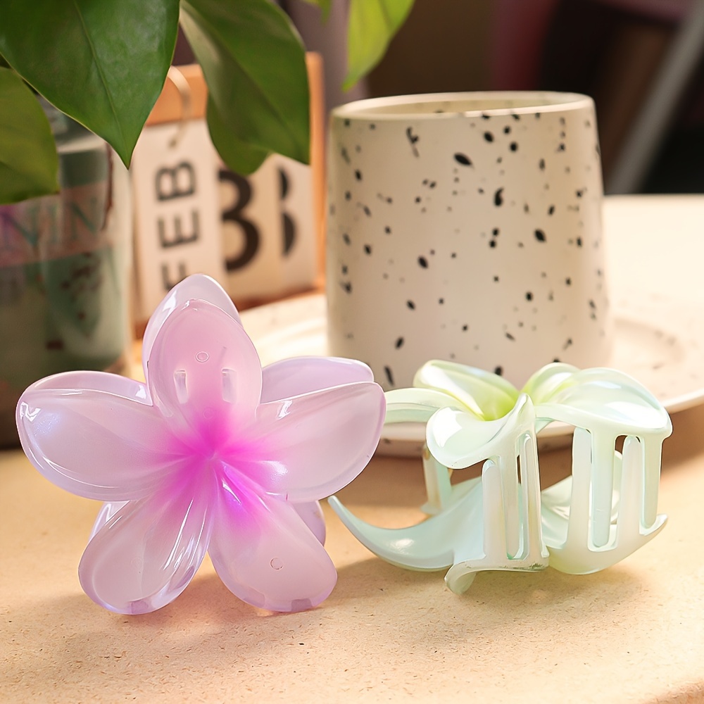 1 3 4 5 pièces pinces à cheveux dégradé fleur - France