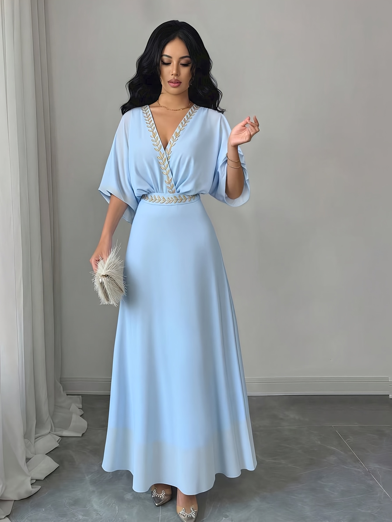 sachin and babi light blue dress womens elegant summer sleeveless dress vertical striped