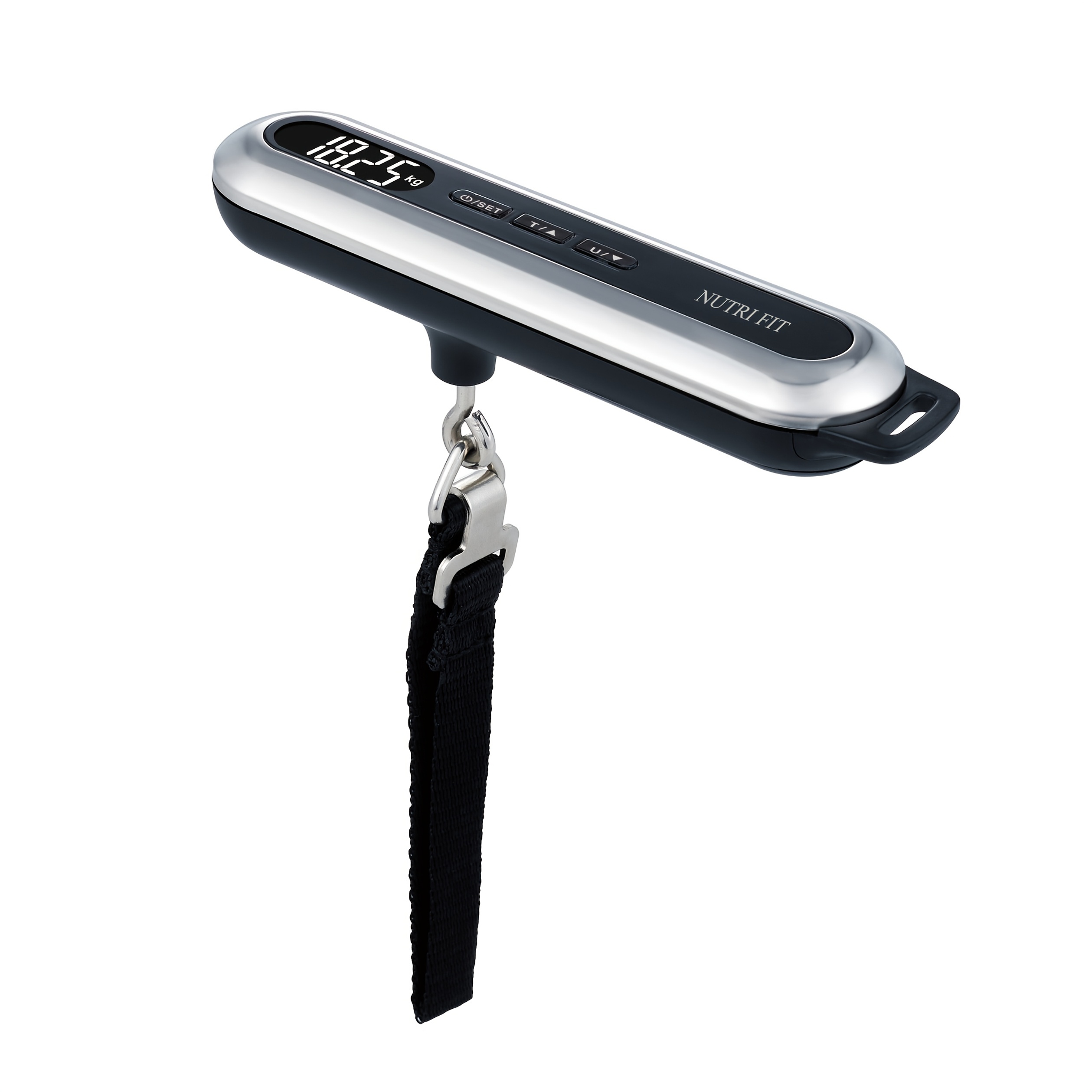 E-shop NUTRI FIT Tragbare Elektronische Gepäckwaage 50kg/110lb, Digitale Gepäckwaage mit beleuchtetem LCD-Display, hängendes elektronisches Design,