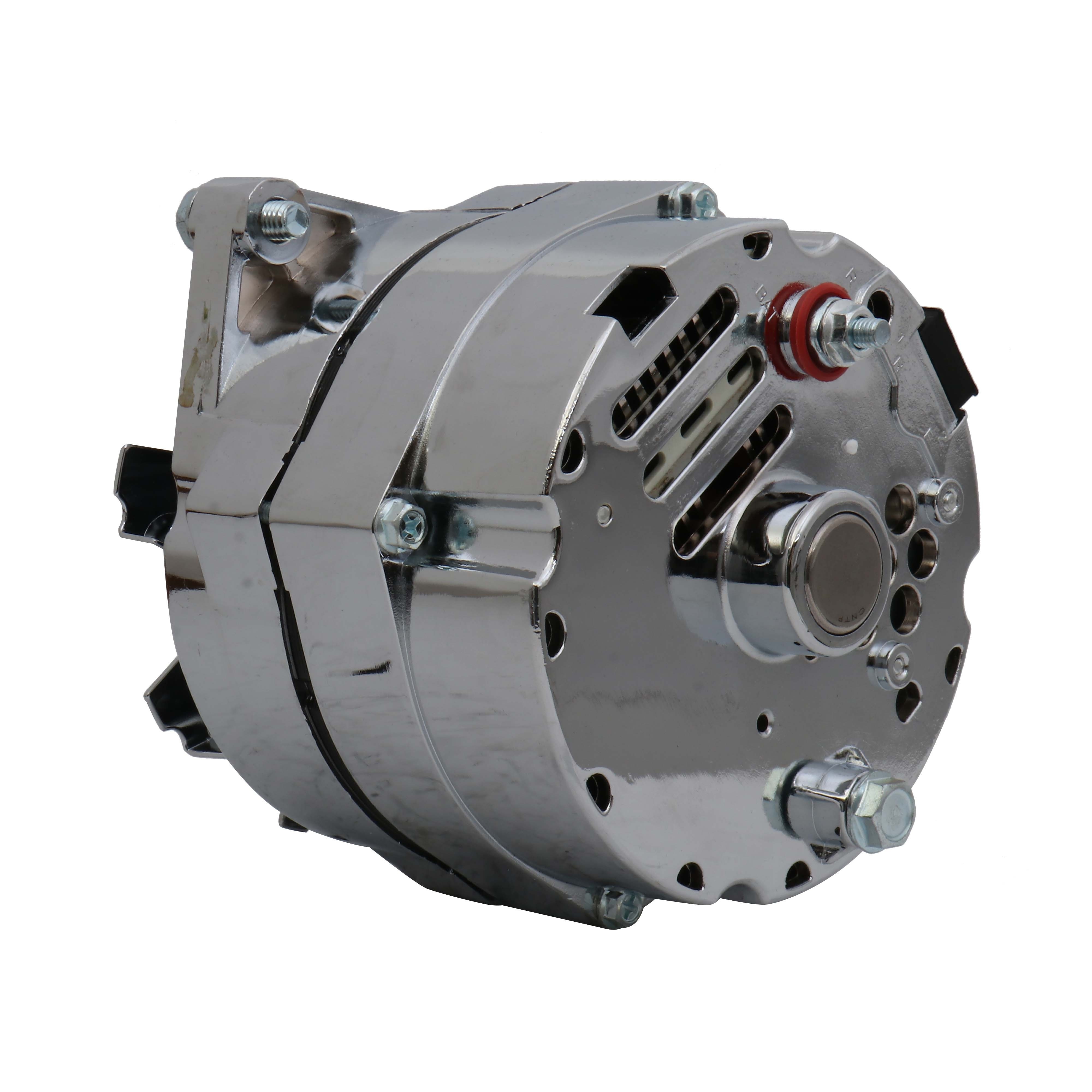 Alternator For 110Amp Chrome 1 Wire Self Exciting Street Rod | 1968 To 1982 GM Vehicles - Image 2