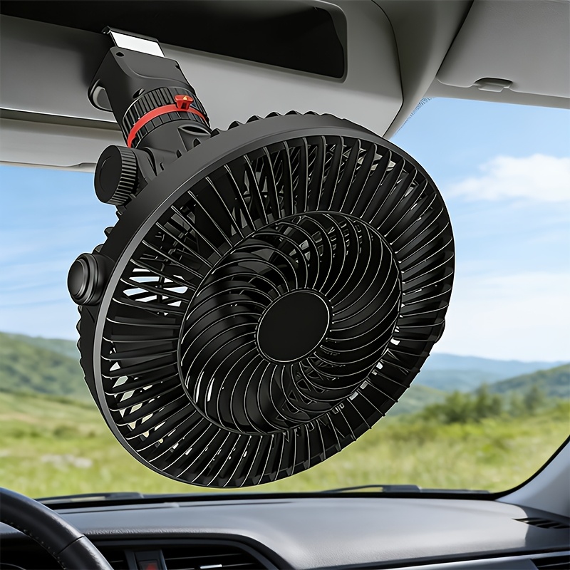 portable air cooling fan high power vehicle fan adjustable in three     suitable for sedans suvs trucks and lorries