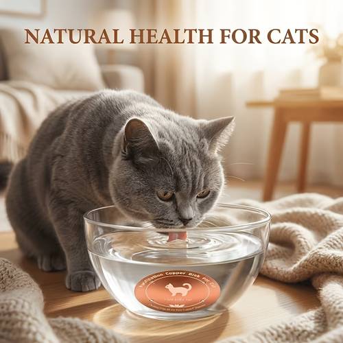 copper pet water purifier 99 9 pure copper water purifier suitable for pets such as dogs cats cows chickens etc reusable physical water purification pet water purifier cat pattern