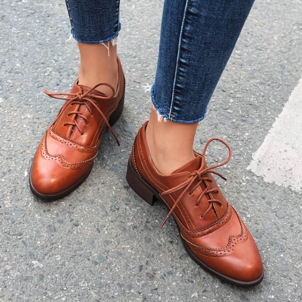 Close-up of Women's Oxford Shoe