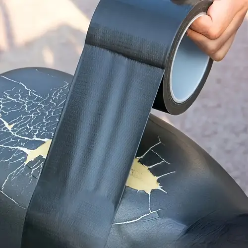 1 roll 10m of high black cloth tape waterproof used for seat cushion repair leather seat and sofa leakage repair resistant repair tape sofa repair subsidy self leather repair tape for motorcycle and car seats