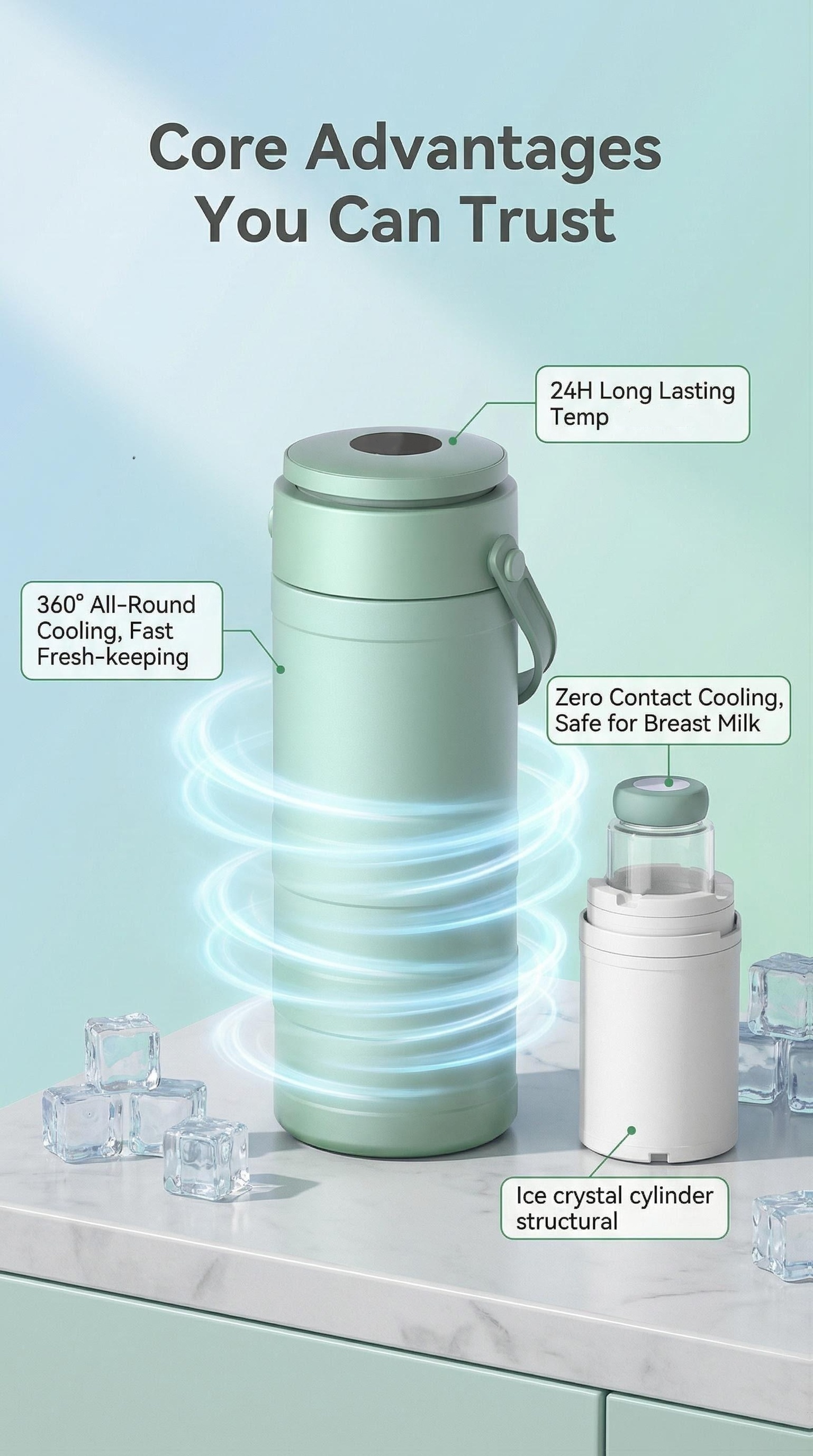 Breast milk cooler product detail
