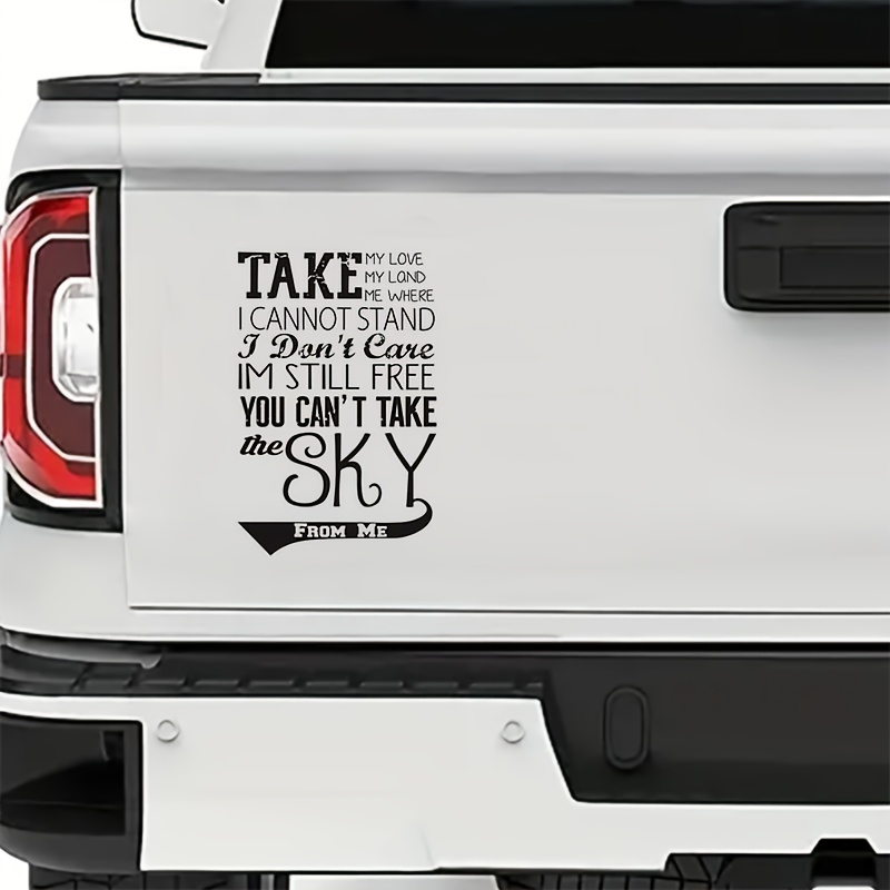 Firefly Theme Song Quote Car Stickers Laptop Water Bottle Temu