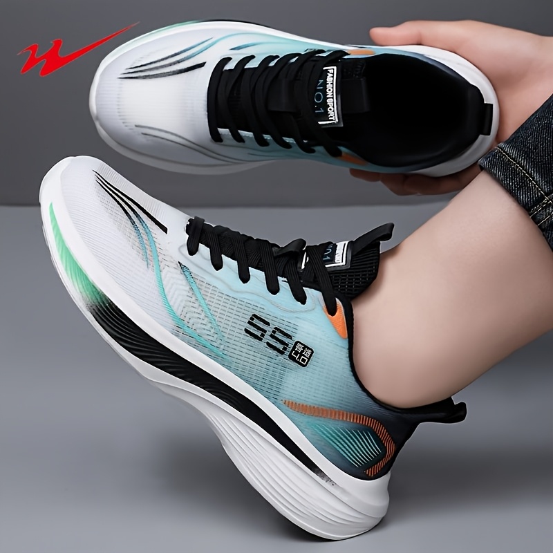 Men's Wide Width Sneakers with Breathable Mesh