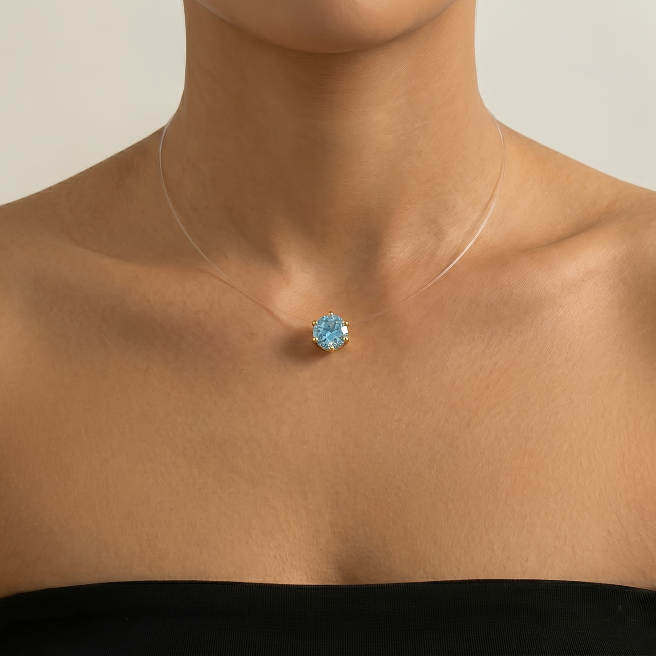 TEMU Collar con colgante multicolor, estilo moderno minimalista para apilar, adecuado para mujeres urbanas que buscan un look en capas y un estilo