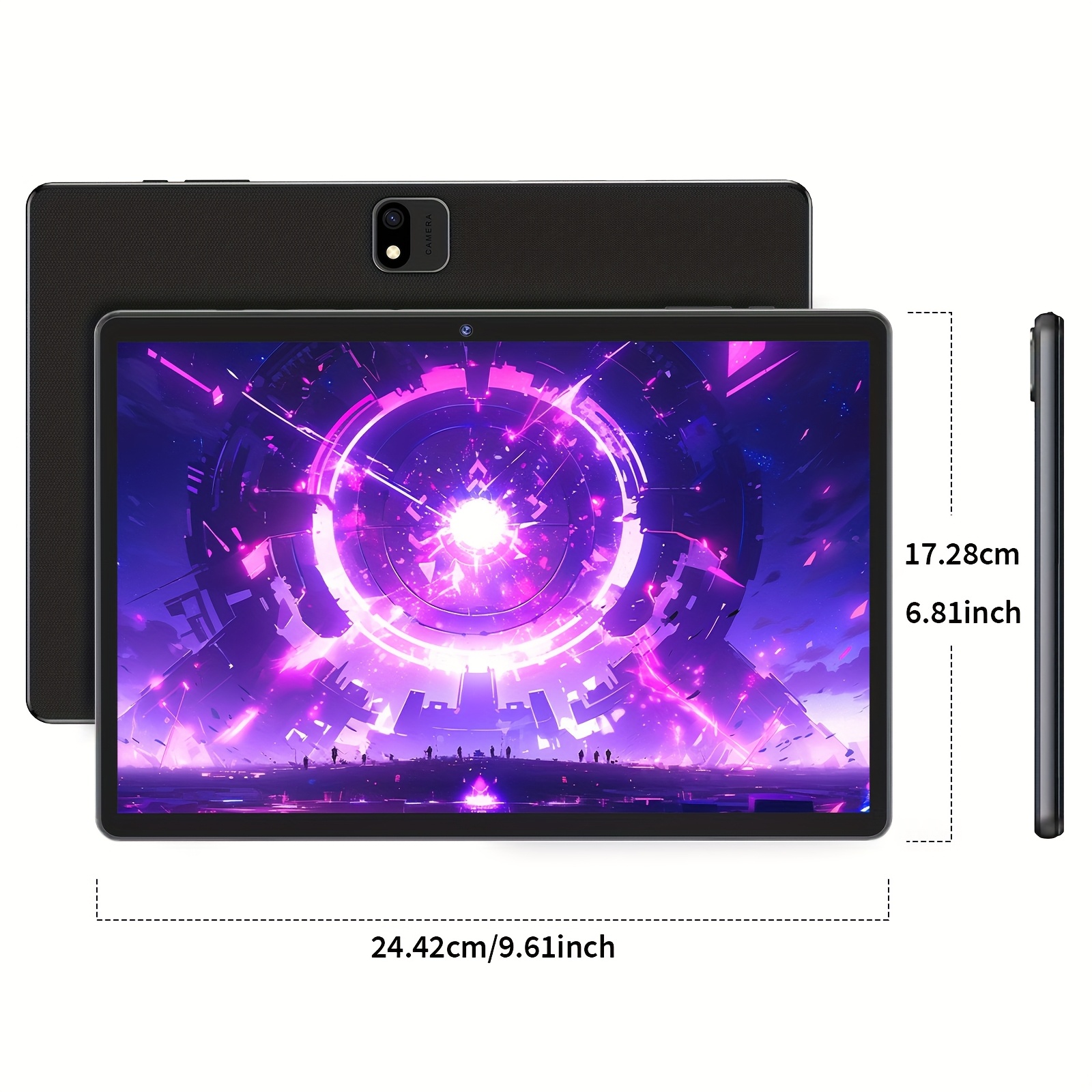 26GB (6+20) RAM And 128GB ROM New Tablet PC, 1TB SD Expansion, 1280X800 HD IPS, GMS, Wi-Fi Connectivity, 10.1-Inch Android 15 Tablet (No Adapter), Optional: Tablet And Stand Case Or Tablet And Keyboard Set, Perfect for Holiday/Birthday Gifts, 2026