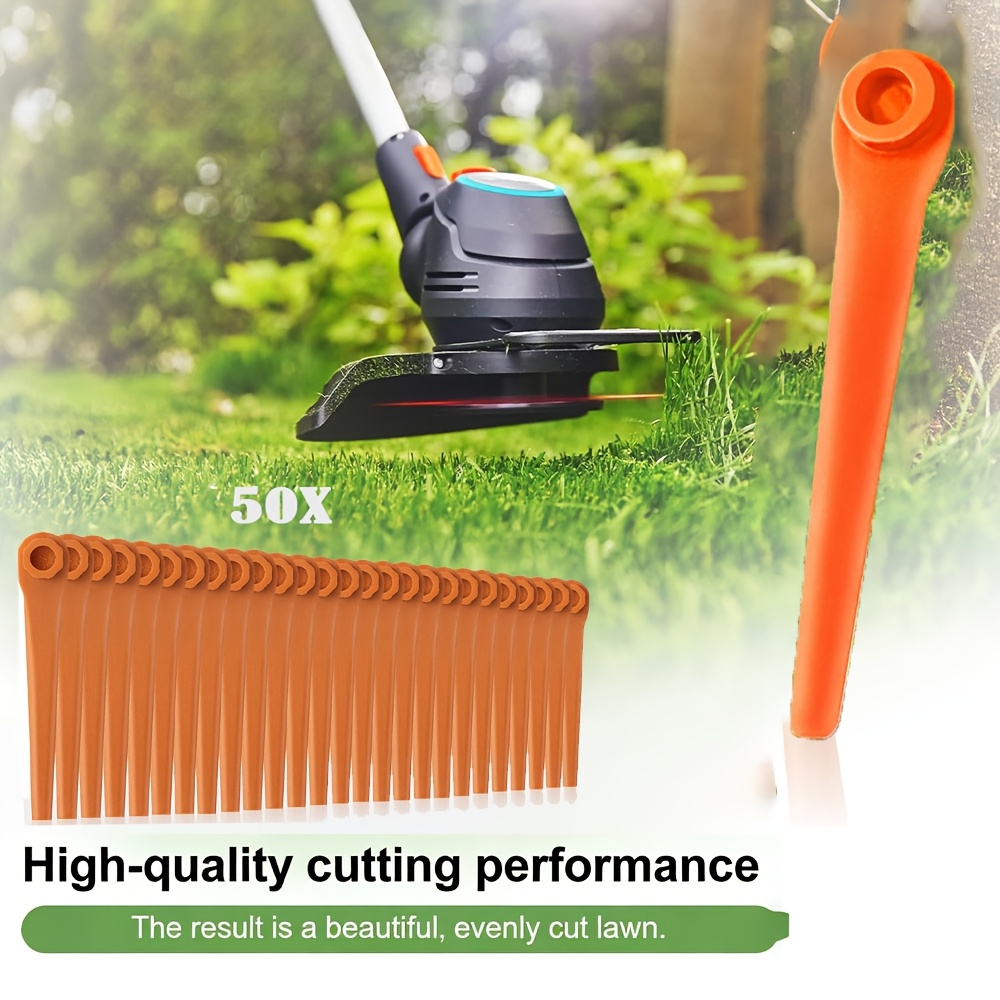 50/100pcs Plastic Grass Trimmer Replacement For Gardena 9823 9825 9820 9821 Replacement Supply