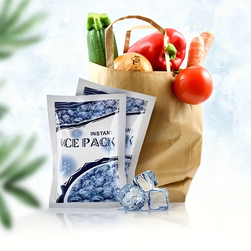 

2-piece Quick-freeze Disposable Ice Pieces For Outdoor - Professional Cooling Cold Compress Bags