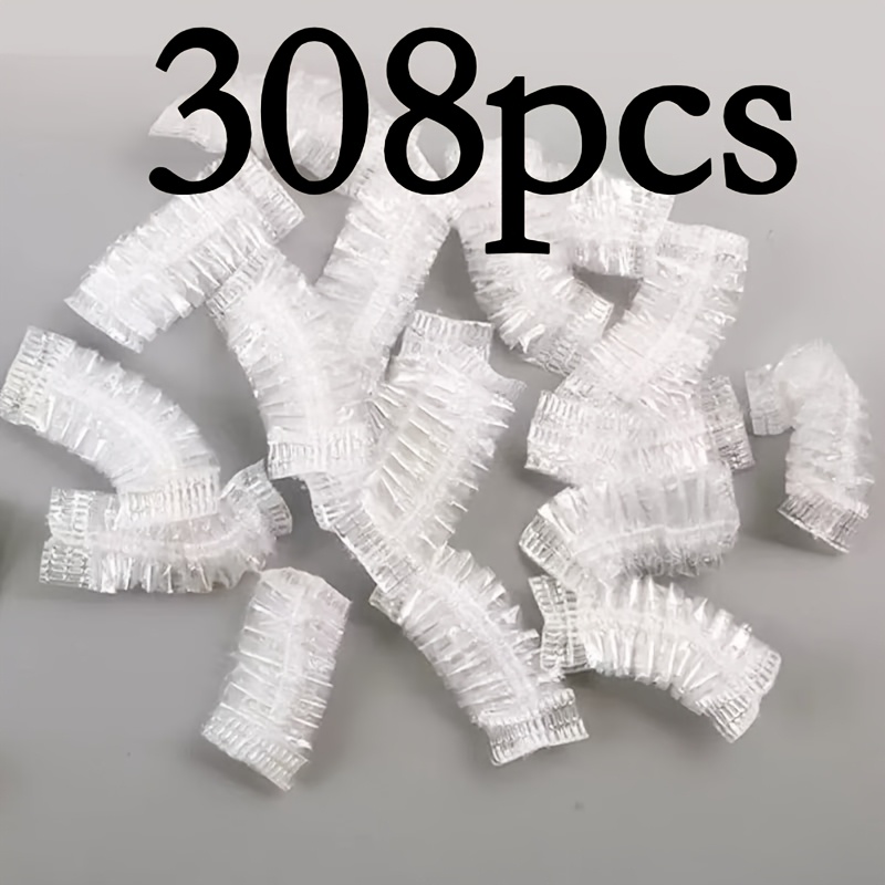 TEMU 308pcs – Transparent High Quality – Disposable Protective Earplugs, Suitable For Bathing, Dyeing, And Use