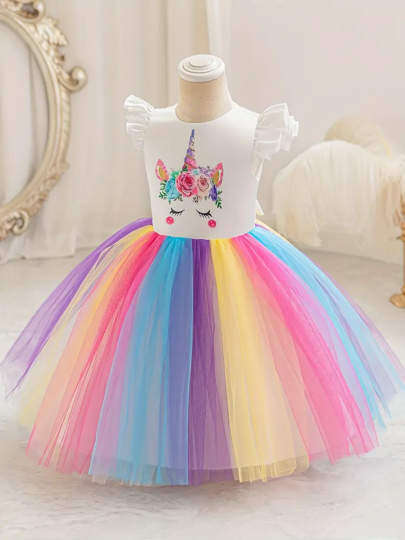 princess dress unicorn Unicorn Dress / Unicorn Costume / Pastel Ball Gown Style for Toddler, Child, Girl