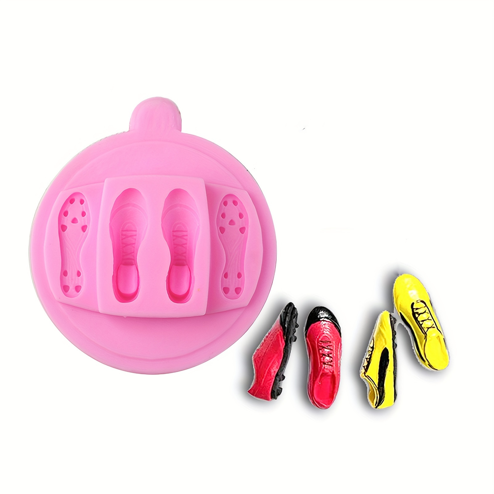 World Soccer Player Shoes Silicone Mould For, Decoration And Crafts