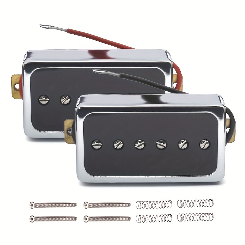 Partsplanet Ponte Fisso Per Chitarra Elettrica Tipo Tele Pick Up Humbucker Cromato Fb Te01 Cr - Foto 6