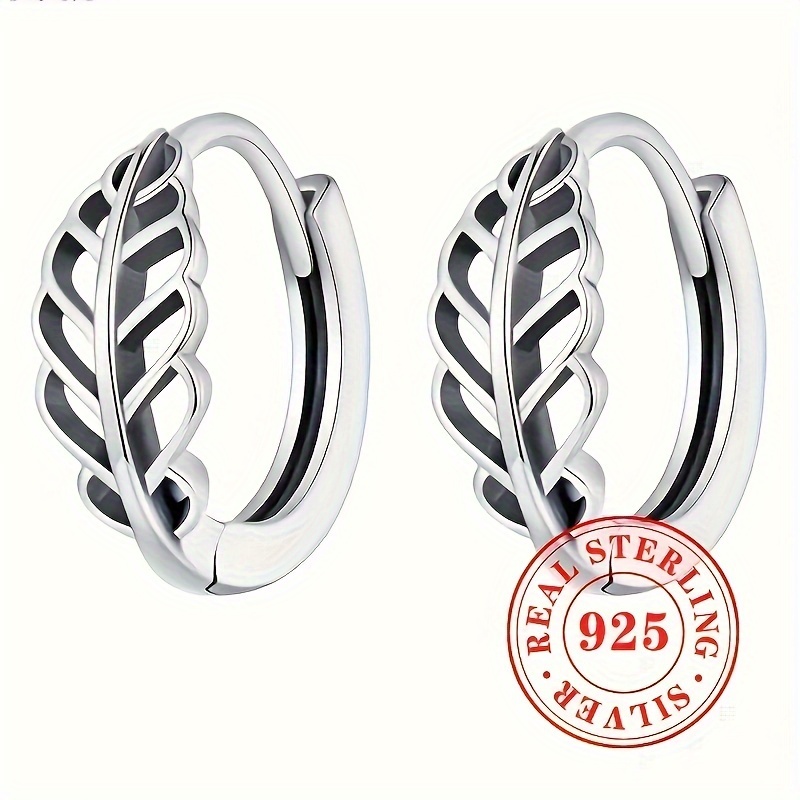 

A Pair Of Stylish Earrings, 2 Grams Of S925 Sterling Silver Hollowed-out Small Round Earrings, Suitable For Ladies' Daily Casual Wear, A Jewelry Gift