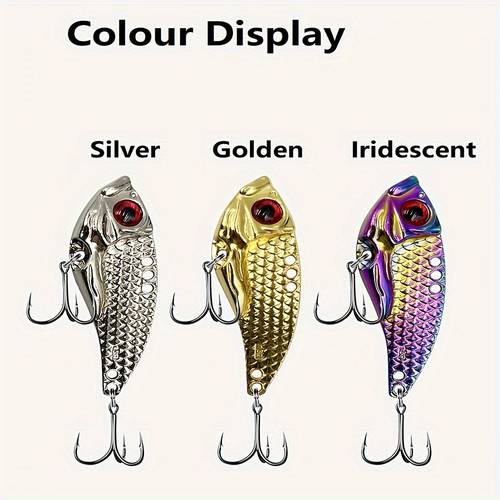 10 pieces metal hard bait fishing lure crankbait bass fishing spinner spoon blade swimbait freshwater saltwater fishing tackle lures treble hook for bass walleye trout