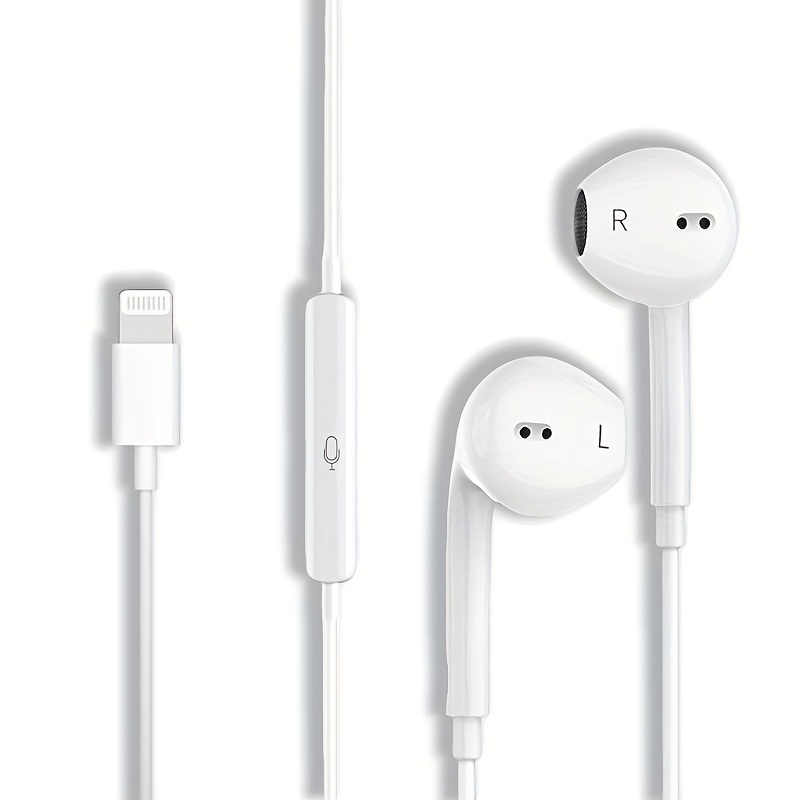 for iphone wired headset built in microphone and volume control noise reduction headphones is compatible for iphone 14 13 12 11 pro max xs xr x 7 8plus