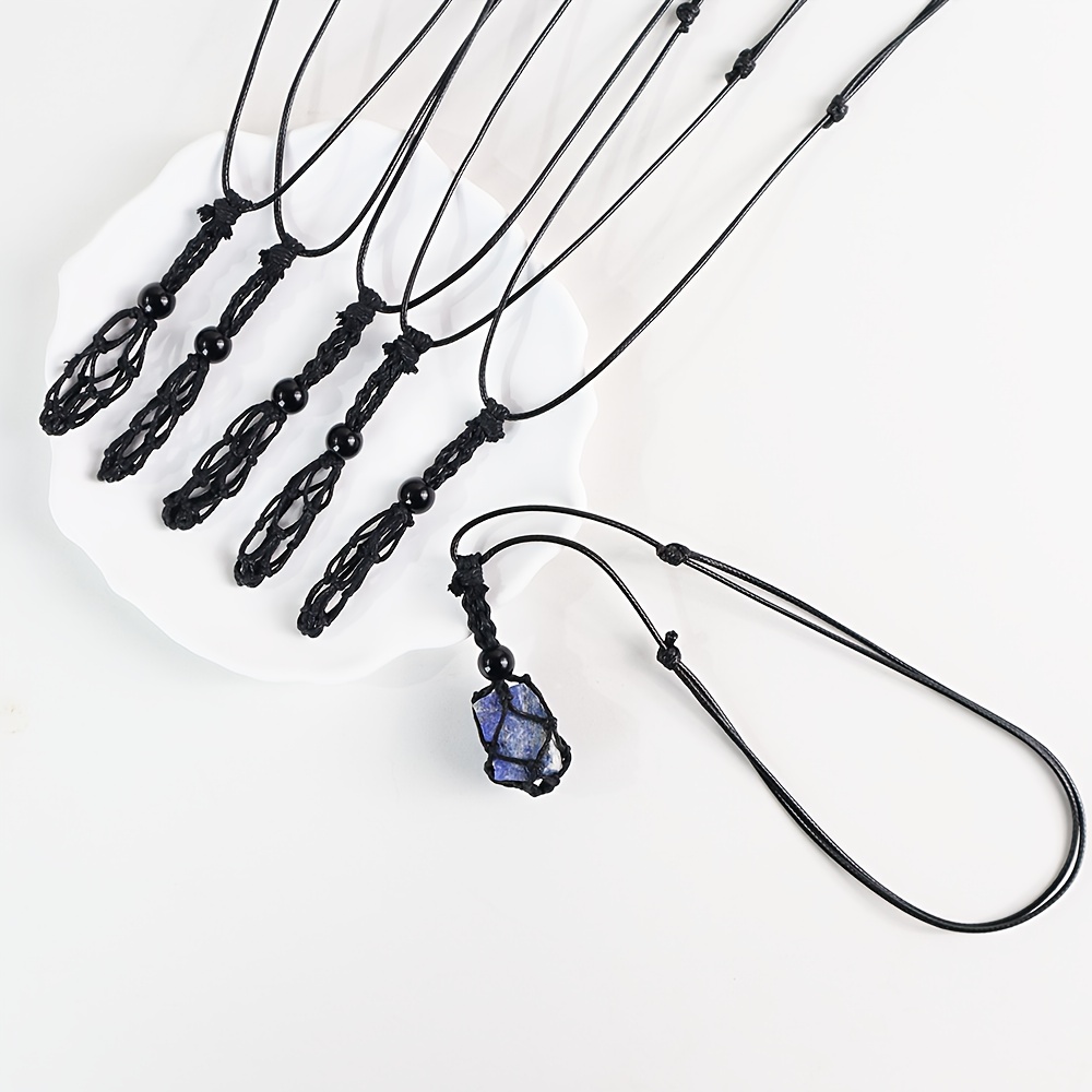Necklace Cord Empty Stone Holder for Bohemian Necklace Making