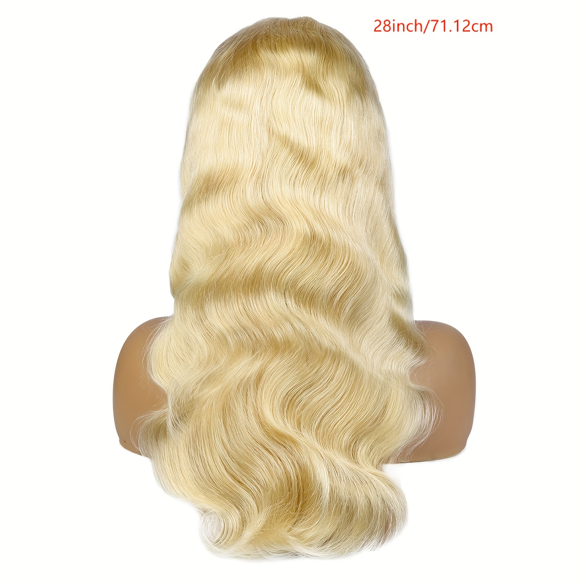 613 Blonde Lace Front Wig Wet Wavy 180 Density 13x4 Lace Temu