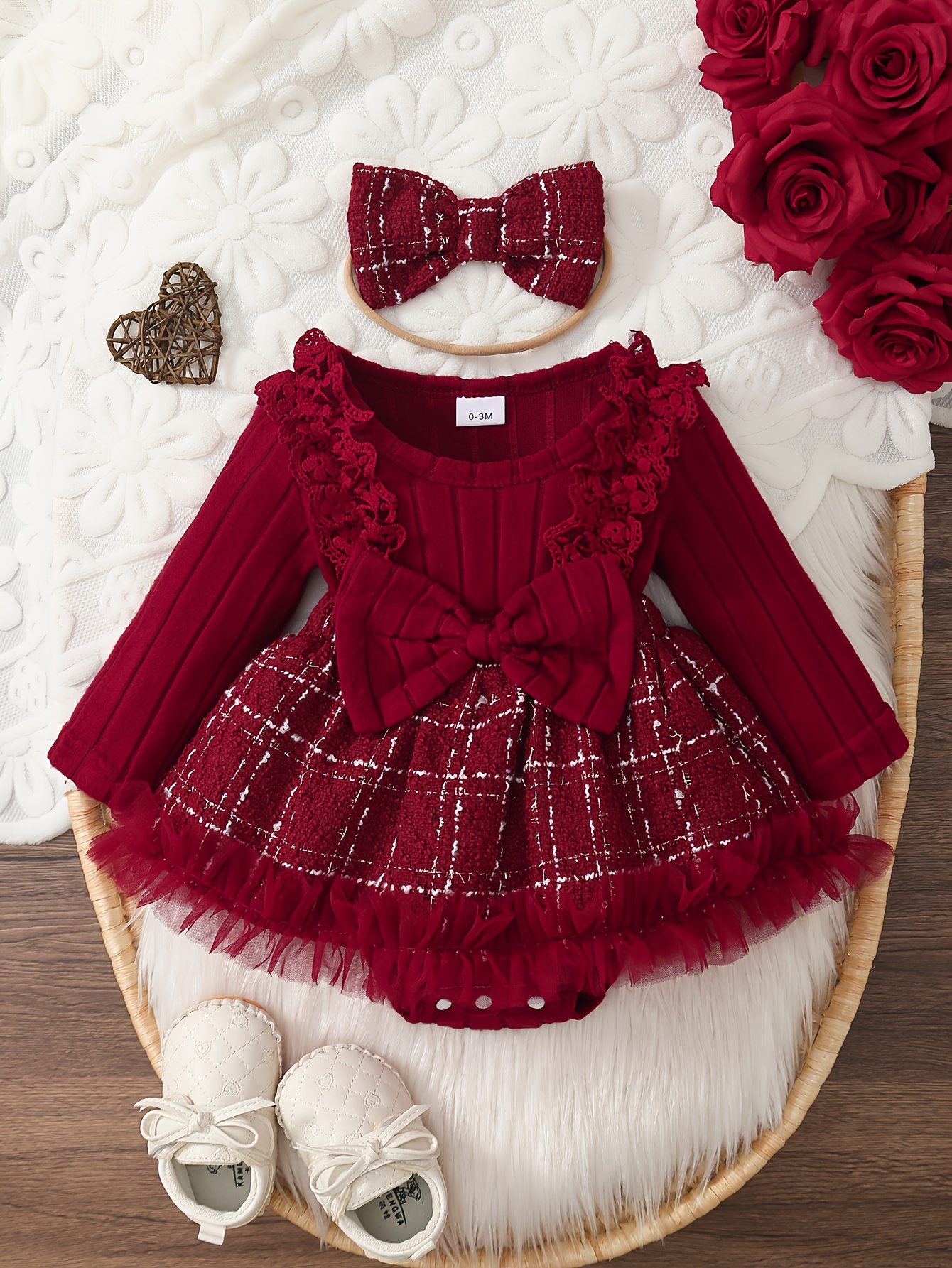 baby girl holiday dress sold on Temu United States