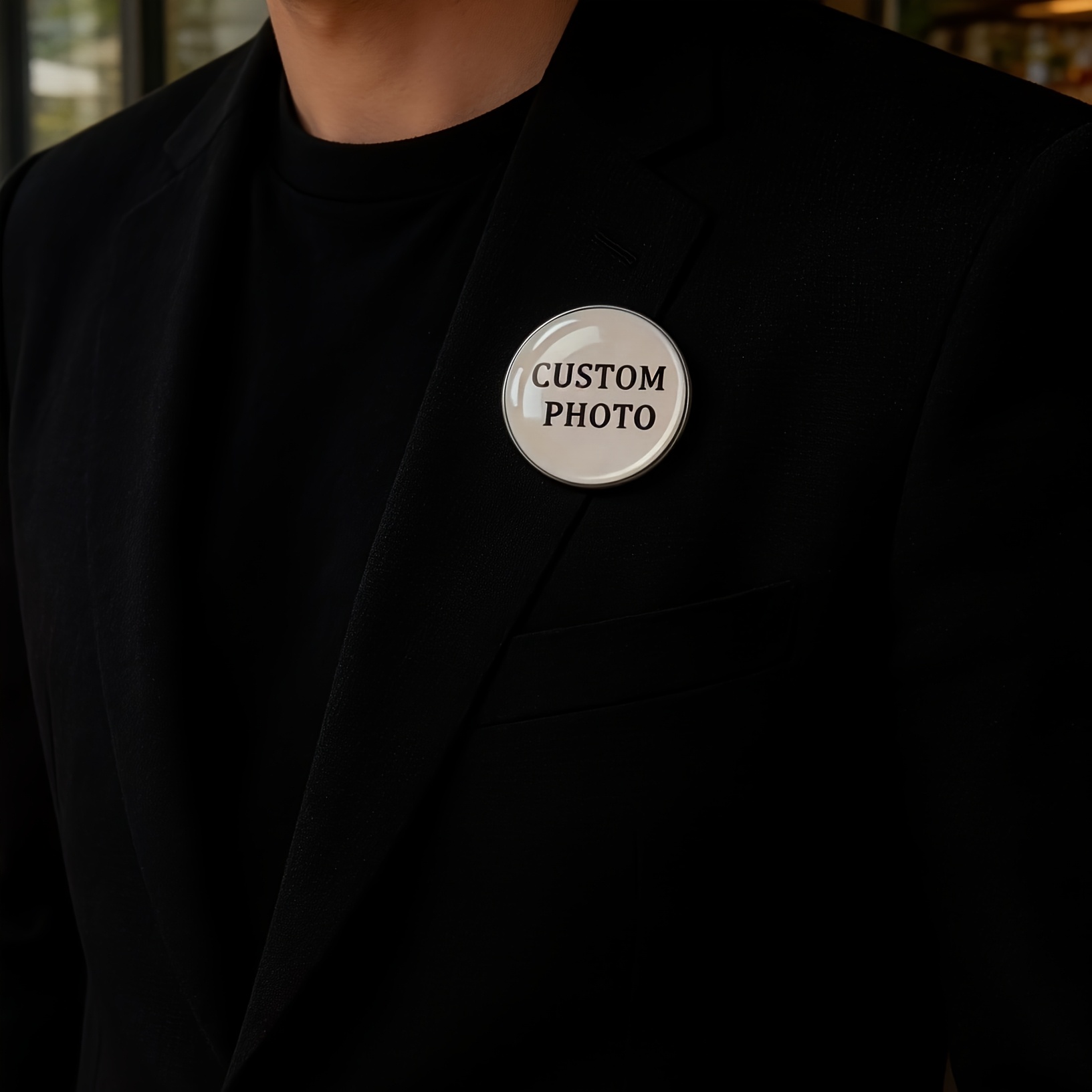 30pcs 2D Flat Metal Badge Customization