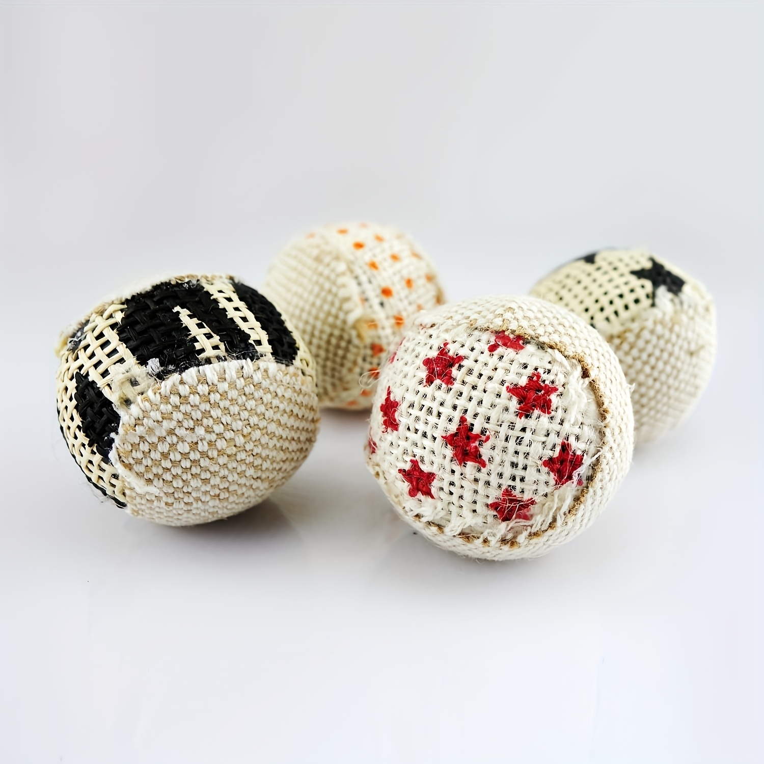 cat toy with sound interactive   ball random colorful cartoon patterns durable natural sisal material no batteries required   for cat lovers interactive cat toy for cats and kittens self entertainment and exercise cat toy Product details 3
