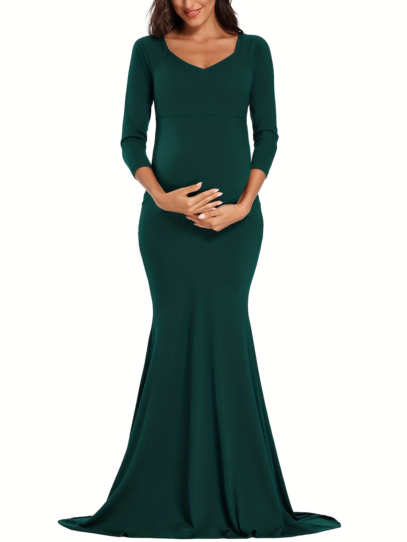 slim fit dress slacks Paloma Maternity Photoshoot Dress