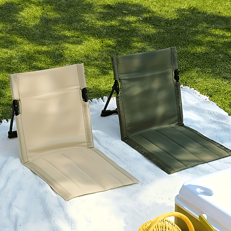 tragbarer, ultraleichter outdoor-klappstuhl –   klappbarer „mondstuhl“ für camping strand,   lässiger sitz im „sitzsack-stil“ für  