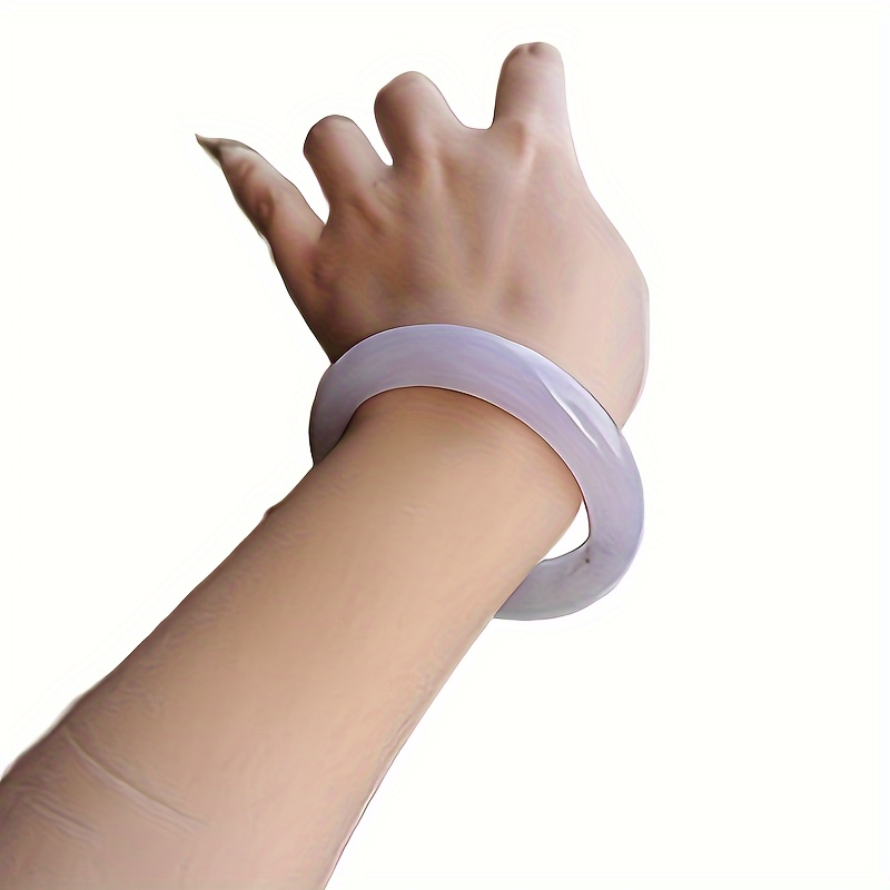 Ice Violet Floating Flower Natural Stone Bracelet, Gift for Mom
