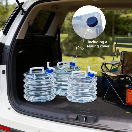 large capacity foldable storage container with and sealed lid portable and foldable multi size design for easy dumping ideal for camping hiking and outdoor water use safe screw portable camping shower